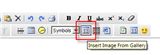Use the Insert From ImageGallery button
